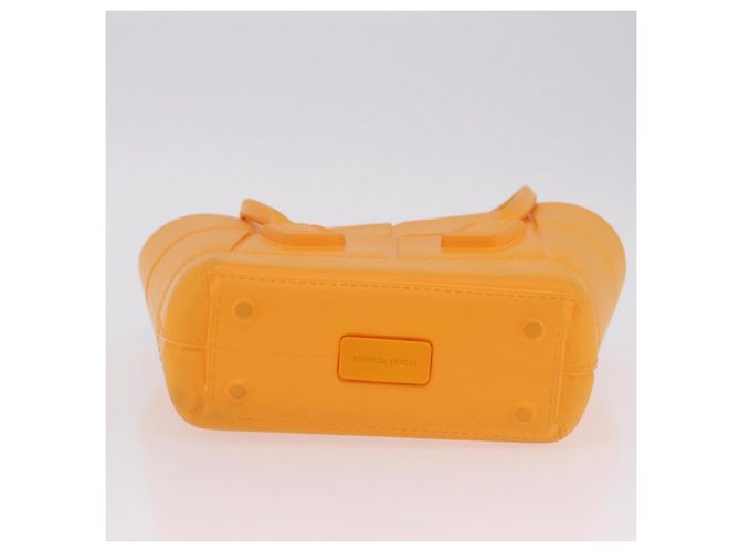 Borsa a mano Bottega Veneta Rubber Orange Auth 207536A Arancione - vista 5