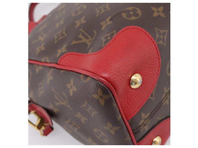 Borsa a mano LOUIS VUITTON Monogram Retiro PM 2way Rossa M50057 LV Auth ep16305A Rosso Monogramma - vista 18