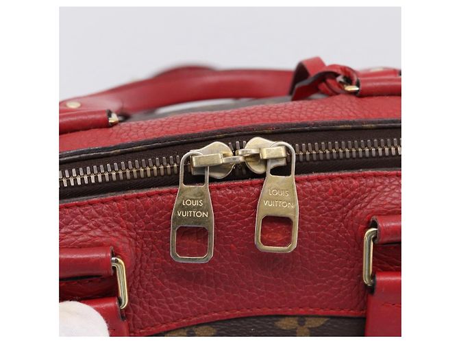 Borsa a mano LOUIS VUITTON Monogram Retiro PM 2way Rossa M50057 LV Auth ep16305A Rosso Monogramma - vista 19