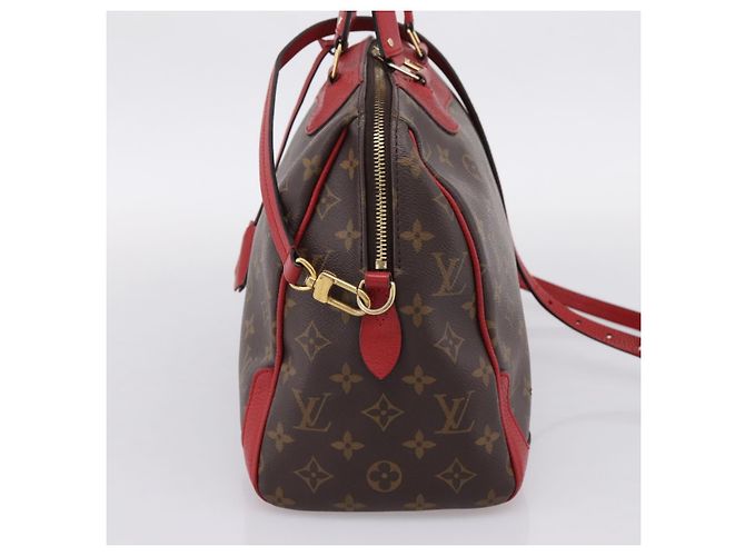 Borsa a mano LOUIS VUITTON Monogram Retiro PM 2way Rossa M50057 LV Auth ep16305A Rosso Monogramma - vista 4