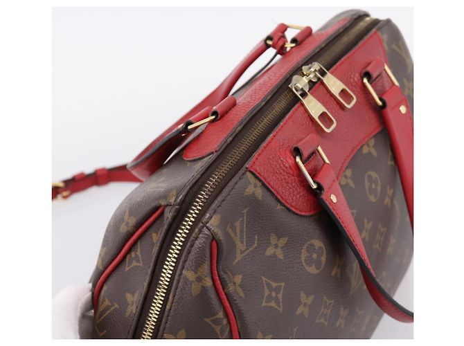 Borsa a mano LOUIS VUITTON Monogram Retiro PM 2way Rossa M50057 LV Auth ep16305A Rosso Monogramma - vista 6
