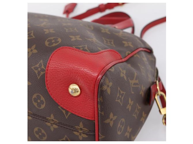 Borsa a mano LOUIS VUITTON Monogram Retiro PM 2way Rossa M50057 LV Auth ep16305A Rosso Monogramma - vista 9