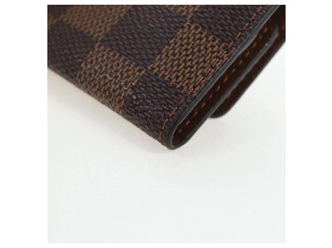 LOUIS VUITTON Damier Ebene Gemelos Silver Auth 206661V Plata - vista 16