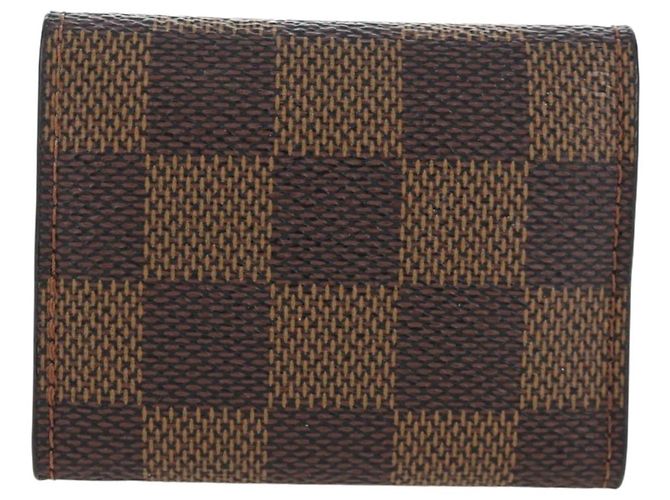 LOUIS VUITTON Damier Ebene Gemelos Silver Auth 206661V Plata - vista 2