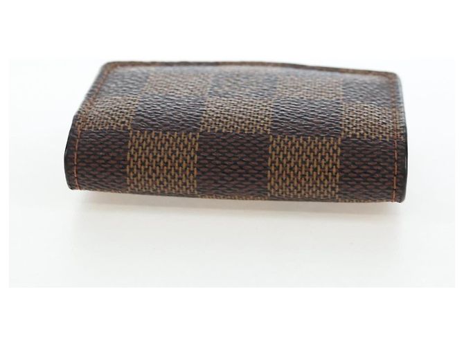 LOUIS VUITTON Damier Ebene Gemelos Silver Auth 206661V Plata - vista 5