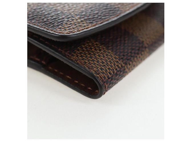 LOUIS VUITTON Damier Ebene Gemelos Silver Auth 206661V Plata - vista 7