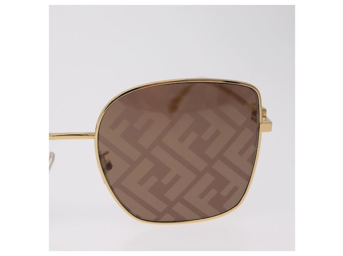 FENDI Sonnenbrille Metal Gold Tone Auth BA16153M - Ansicht 4