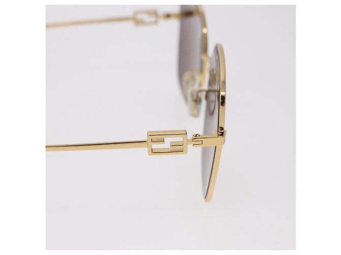 FENDI Sonnenbrille Metal Gold Tone Auth BA16153M - Ansicht 8