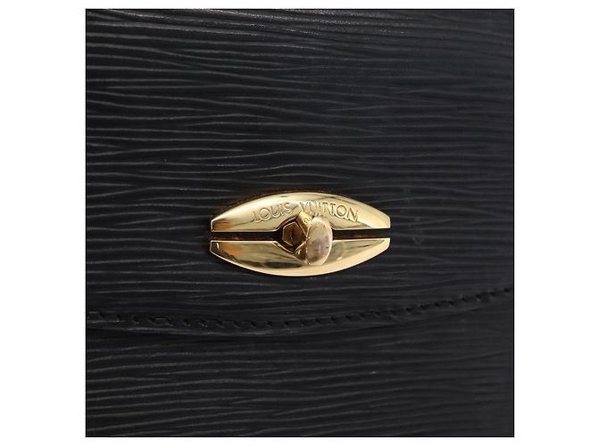 Borsa a mano LOUIS VUITTON Epi Malesherbes Nera M52372 LV Auth ep16338A Nero - vista 22