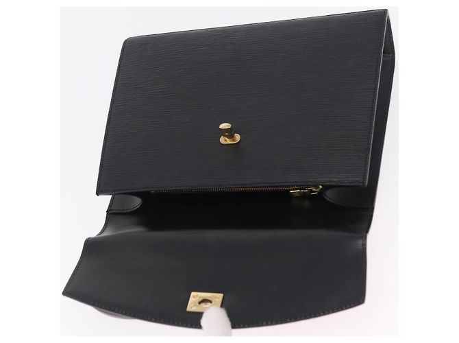 Borsa a mano LOUIS VUITTON Epi Malesherbes Nera M52372 LV Auth ep16338A Nero - vista 23