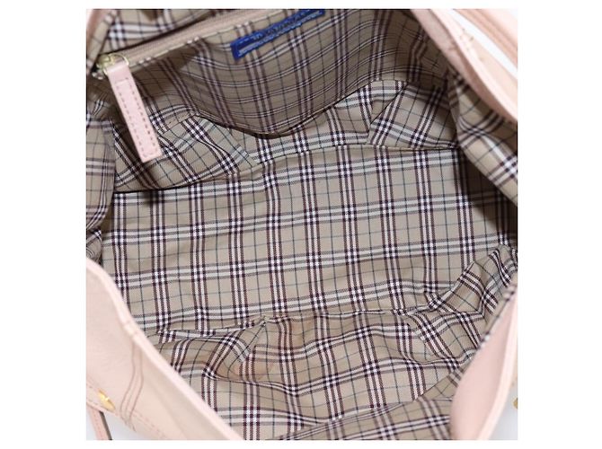 Borsa Tote BURBERRY Blue Label in pelle Beige Oro Auth bs37492 D'oro - vista 11
