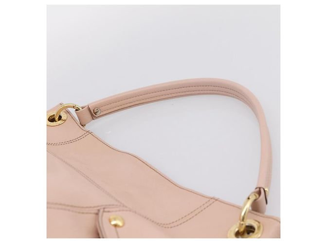 Borsa Tote BURBERRY Blue Label in pelle Beige Oro Auth bs37492 D'oro - vista 14