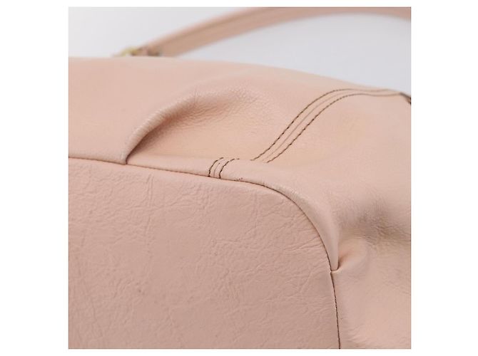 Borsa Tote BURBERRY Blue Label in pelle Beige Oro Auth bs37492 D'oro - vista 17