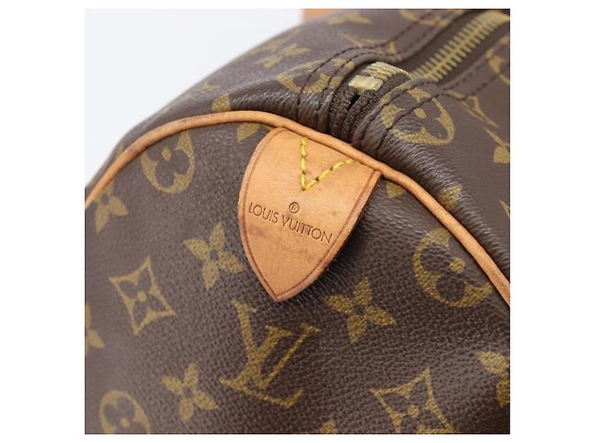 LOUIS VUITTON Monogram Keepall 50 Boston Bag M41426 LV Auth BA15561A Monogramme - vue 10