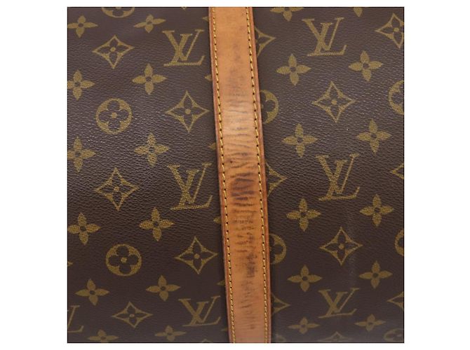 LOUIS VUITTON Monogram Keepall 50 Boston Bag M41426 LV Auth BA15561A Monogramme - vue 6
