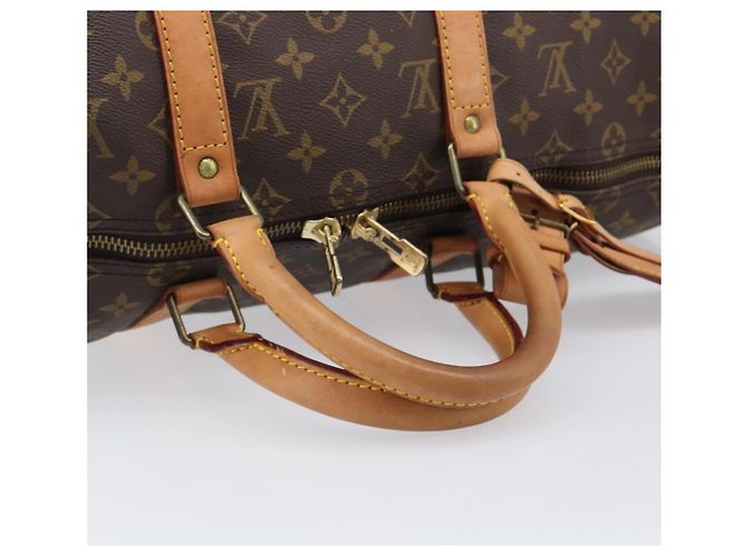 LOUIS VUITTON Monogram Keepall 50 Boston Bag M41426 LV Auth BA15561A Monogramme - vue 8