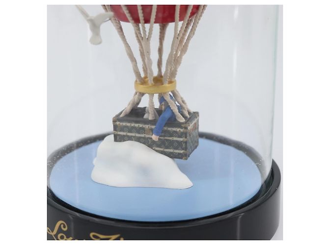 LOUIS VUITTON Almaero Snow Globe Glass Red Blue LV Auth 205963 - view 10