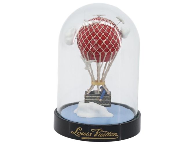LOUIS VUITTON Almaero Snow Globe Glass Red Blue LV Auth 205963 - view 13