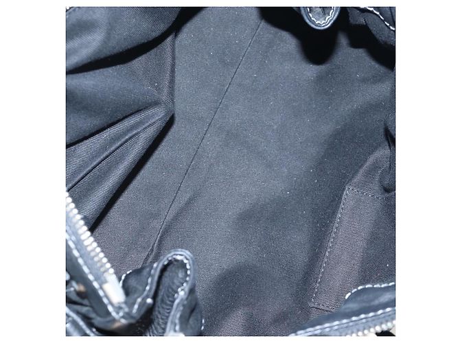 Chloé Bolso Chloe Paddington de cuero negro oro plata Auth BA16003V Dorado - vista 10