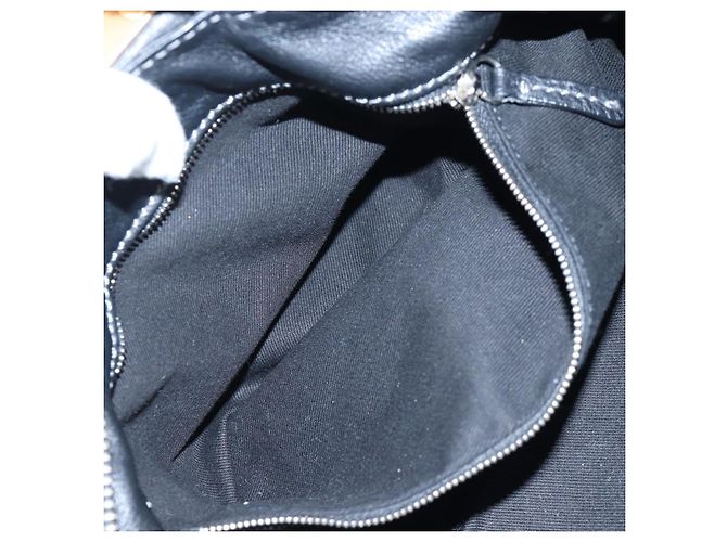 Chloé Bolso Chloe Paddington de cuero negro oro plata Auth BA16003V Dorado - vista 25