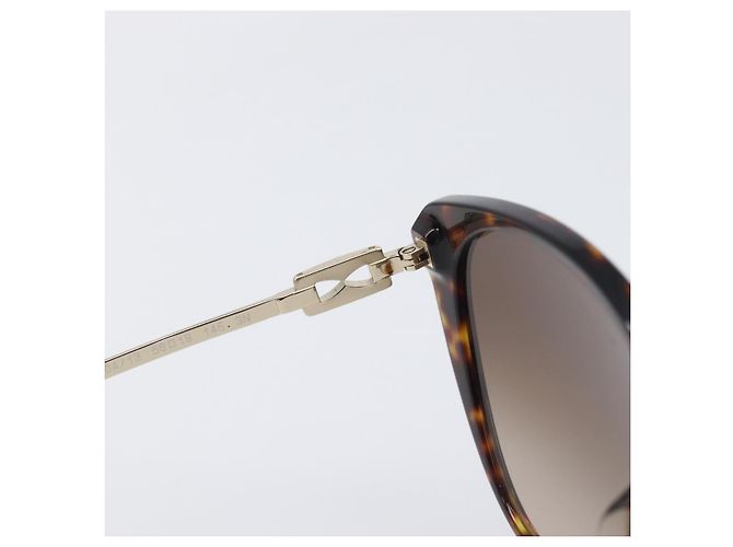Bulgari BVLGARI Sonnenbrille Kunststoff Schwarz Goldfarben Auth BA16152V - Ansicht 15