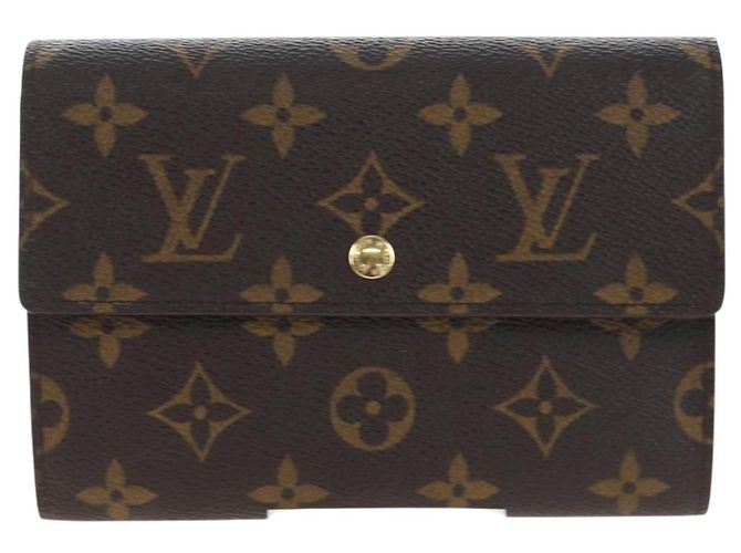 LOUIS VUITTON Monogram Porte TresorEtui Papie Wallet M61202 LV Auth BA15784 Monogramma - vista 13