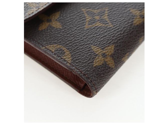 LOUIS VUITTON Monogram Porte TresorEtui Papie Wallet M61202 LV Auth BA15784 Monogramma - vista 14
