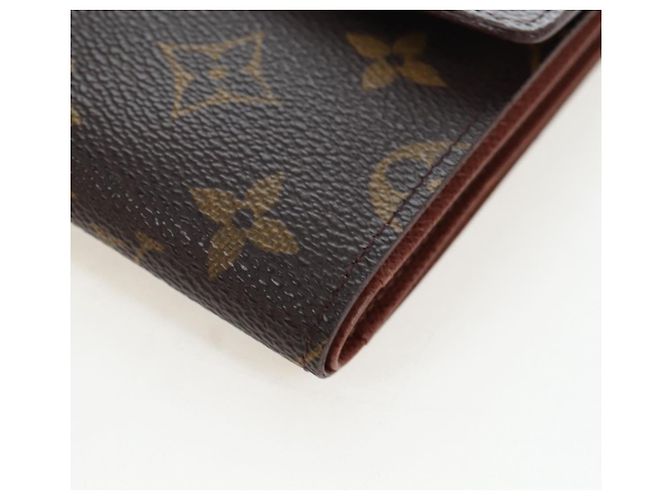 LOUIS VUITTON Monogram Porte TresorEtui Papie Wallet M61202 LV Auth BA15784 Monogramma - vista 15
