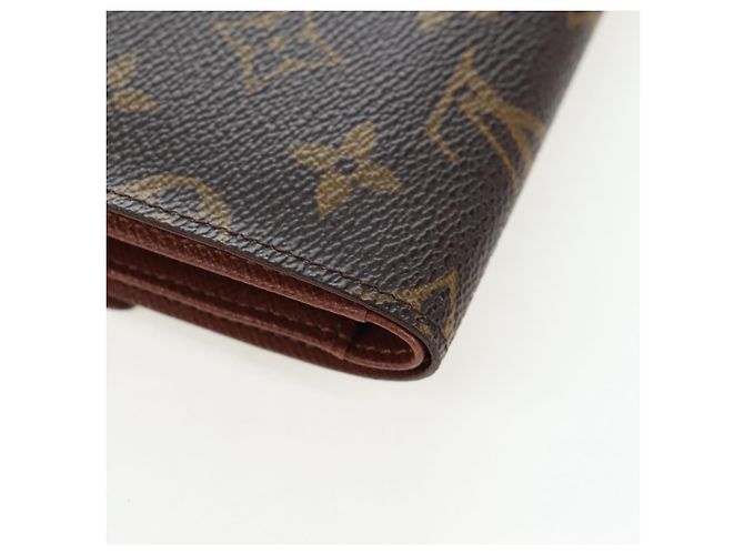 LOUIS VUITTON Monogram Porte TresorEtui Papie Wallet M61202 LV Auth BA15784 Monogramma - vista 16
