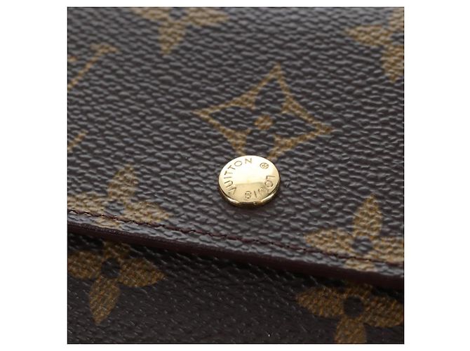 LOUIS VUITTON Monogram Porte TresorEtui Papie Wallet M61202 LV Auth BA15784 Monogramma - vista 18