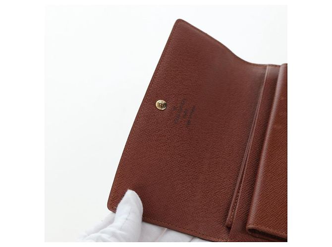LOUIS VUITTON Monogram Porte TresorEtui Papie Wallet M61202 LV Auth BA15784 Monogramma - vista 21