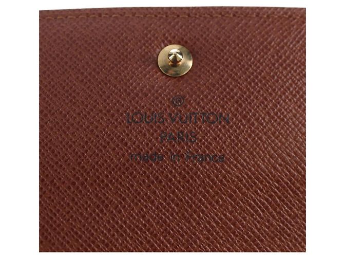LOUIS VUITTON Monogram Porte TresorEtui Papie Wallet M61202 LV Auth BA15784 Monogramma - vista 22