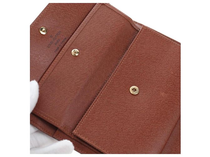 LOUIS VUITTON Monogram Porte TresorEtui Papie Wallet M61202 LV Auth BA15784 Monogramma - vista 25