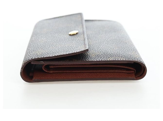 LOUIS VUITTON Monogram Porte TresorEtui Papie Wallet M61202 LV Auth BA15784 Monogramma - vista 3