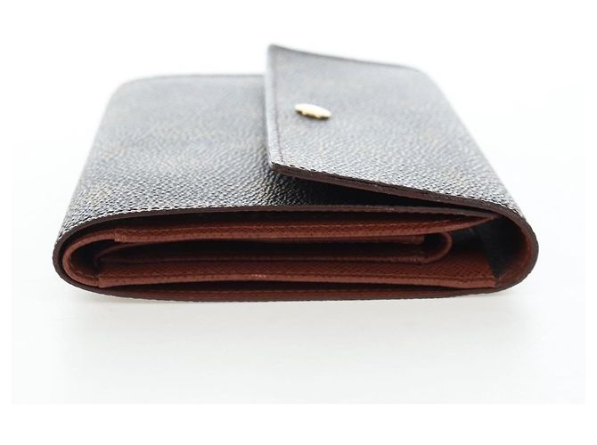 LOUIS VUITTON Monogram Porte TresorEtui Papie Wallet M61202 LV Auth BA15784 Monogramma - vista 4