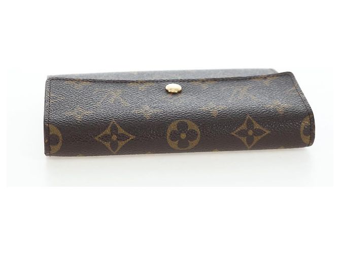LOUIS VUITTON Monogram Porte TresorEtui Papie Wallet M61202 LV Auth BA15784 Monogramma - vista 5