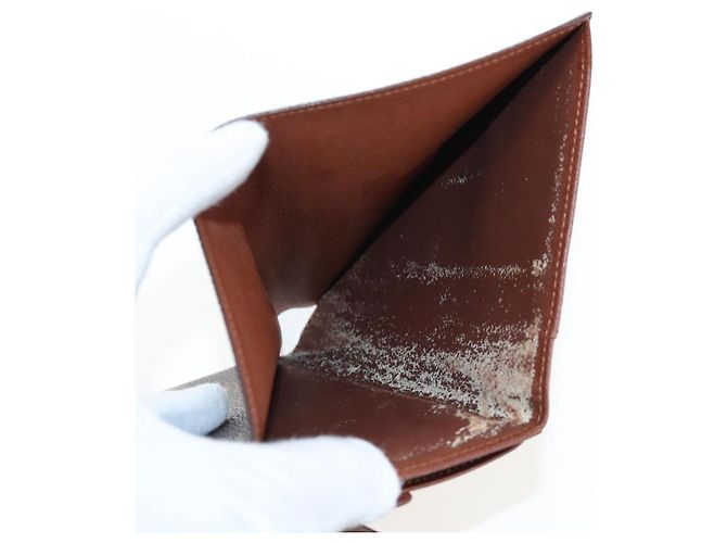LOUIS VUITTON Monogram Porte TresorEtui Papie Wallet M61202 LV Auth BA15784 Monogramma - vista 9