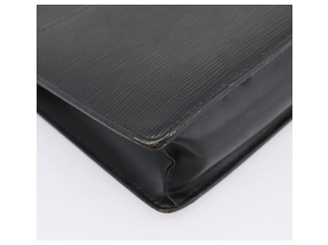 LOUIS VUITTON Epi Pochette Homme Clutch Bag Black M52522 LV Auth 206633 Nero - vista 14