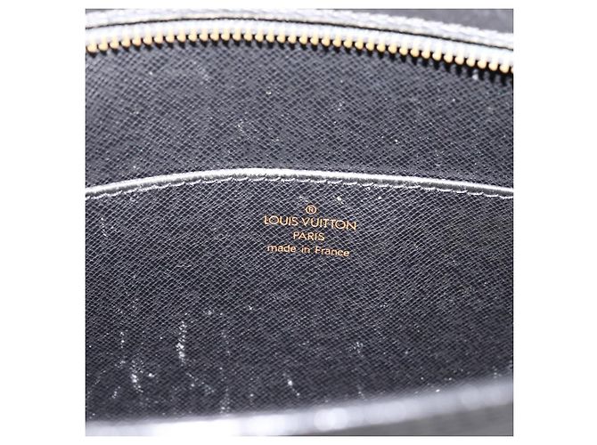 LOUIS VUITTON Epi Pochette Homme Clutch Bag Black M52522 LV Auth 206633 Nero - vista 17