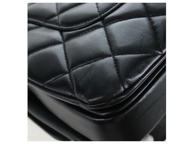 Borsa CHANEL Matelasse Trendy CC in pelle d'agnello 2way Nero Oro CC Auth 206325SV D'oro - vista 19