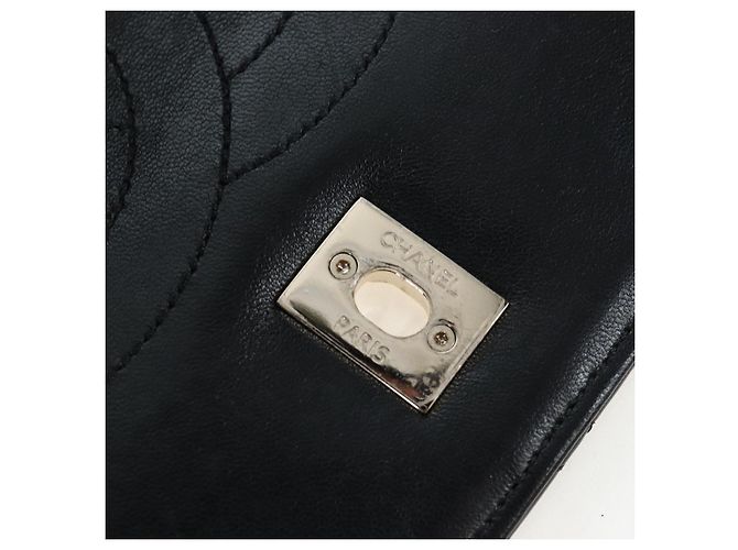 Borsa CHANEL Matelasse Trendy CC in pelle d'agnello 2way Nero Oro CC Auth 206325SV D'oro - vista 25