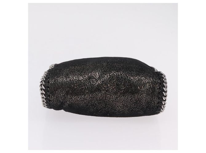 Stella Mc Cartney Stella McCartney Falabella Chain Hand Bag Polyester 2way Black Auth ka6425A Nero Argento - vista 5