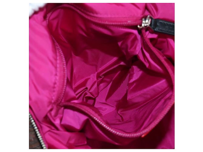 Borsa a mano ETRO Paisley Fringe Nylon 2way Bordeaux Silver Auth am12692V Argento Bordò - vista 28