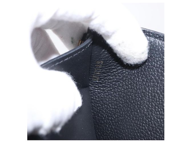 LOUIS VUITTON Empreinte Portefeuille Victorine Wallet M83590 LV Auth 205415M Nero Monogramma - vista 11