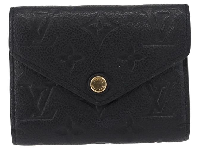 LOUIS VUITTON Empreinte Portefeuille Victorine Wallet M83590 LV Auth 205415M Nero Monogramma - vista 13
