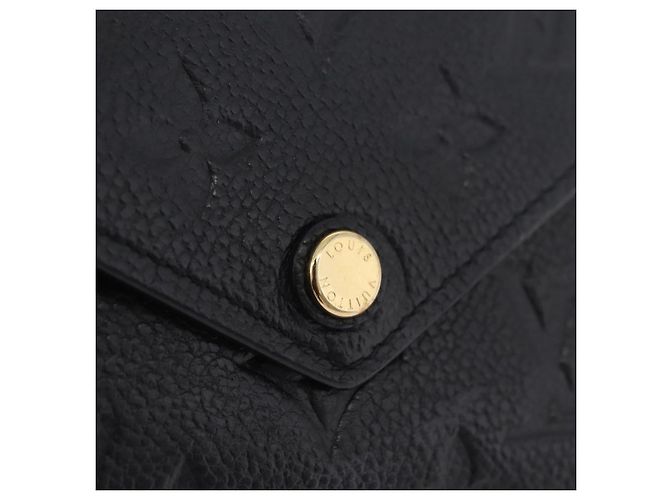 LOUIS VUITTON Empreinte Portefeuille Victorine Wallet M83590 LV Auth 205415M Nero Monogramma - vista 17