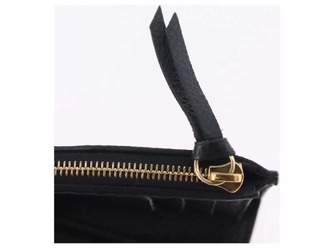 LOUIS VUITTON Empreinte Portefeuille Victorine Wallet M83590 LV Auth 205415M Nero Monogramma - vista 26