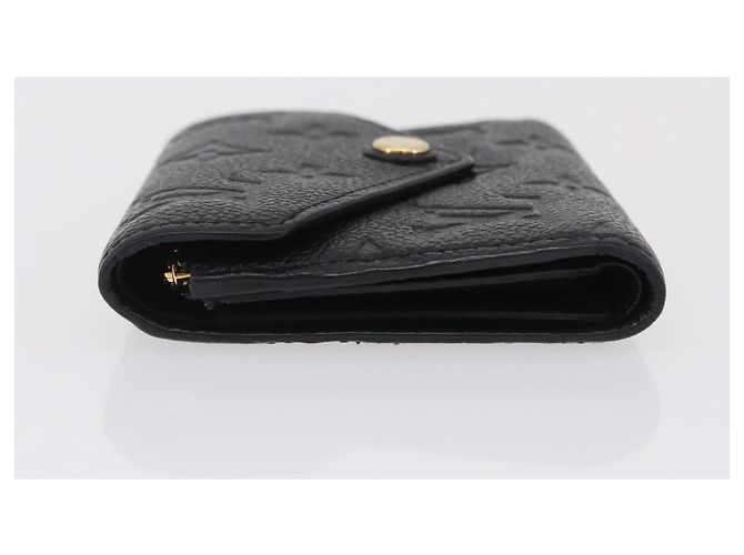 LOUIS VUITTON Empreinte Portefeuille Victorine Wallet M83590 LV Auth 205415M Nero Monogramma - vista 4