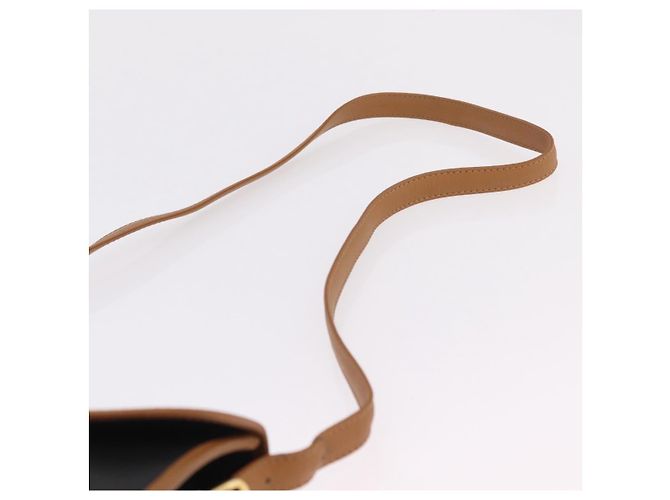 Céline Borsa a spalla CELINE in pelle nera e oro Auth ep16319A Nero D'oro - vista 14