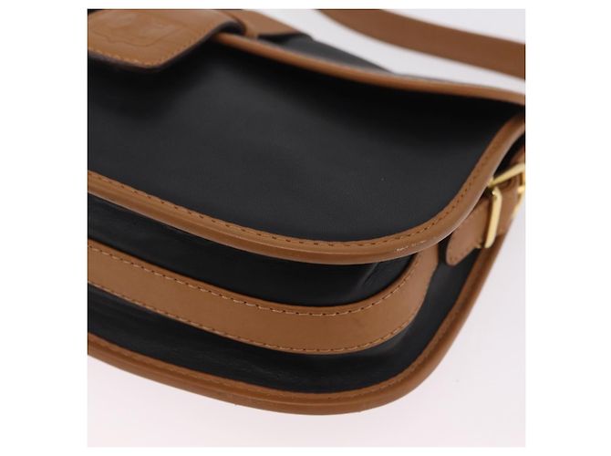 Céline Borsa a spalla CELINE in pelle nera e oro Auth ep16319A Nero D'oro - vista 16